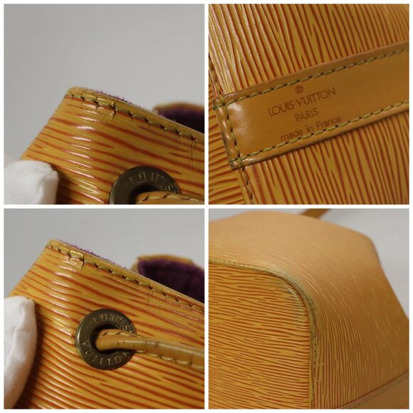LOUIS VUITTON Epi Petit Noe Shoulder Bag Yellow - Picture 13 of 15